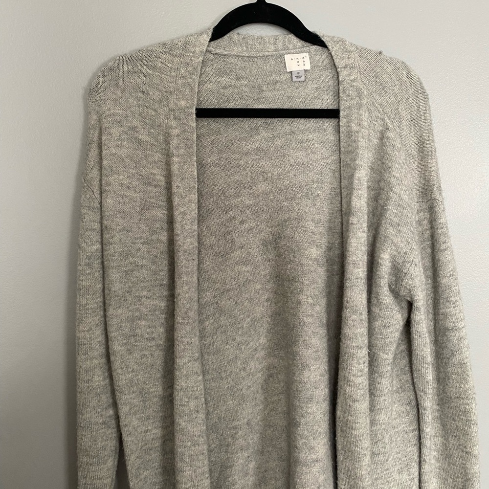 Grey cardigan